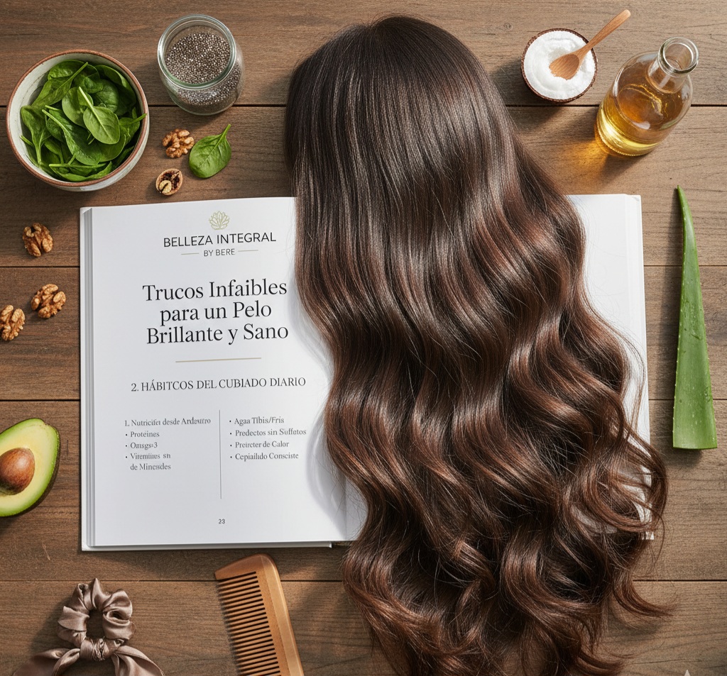 Trucos infalibles para un pelo brillante y sano: El secreto está en la nutrición y el cuidado